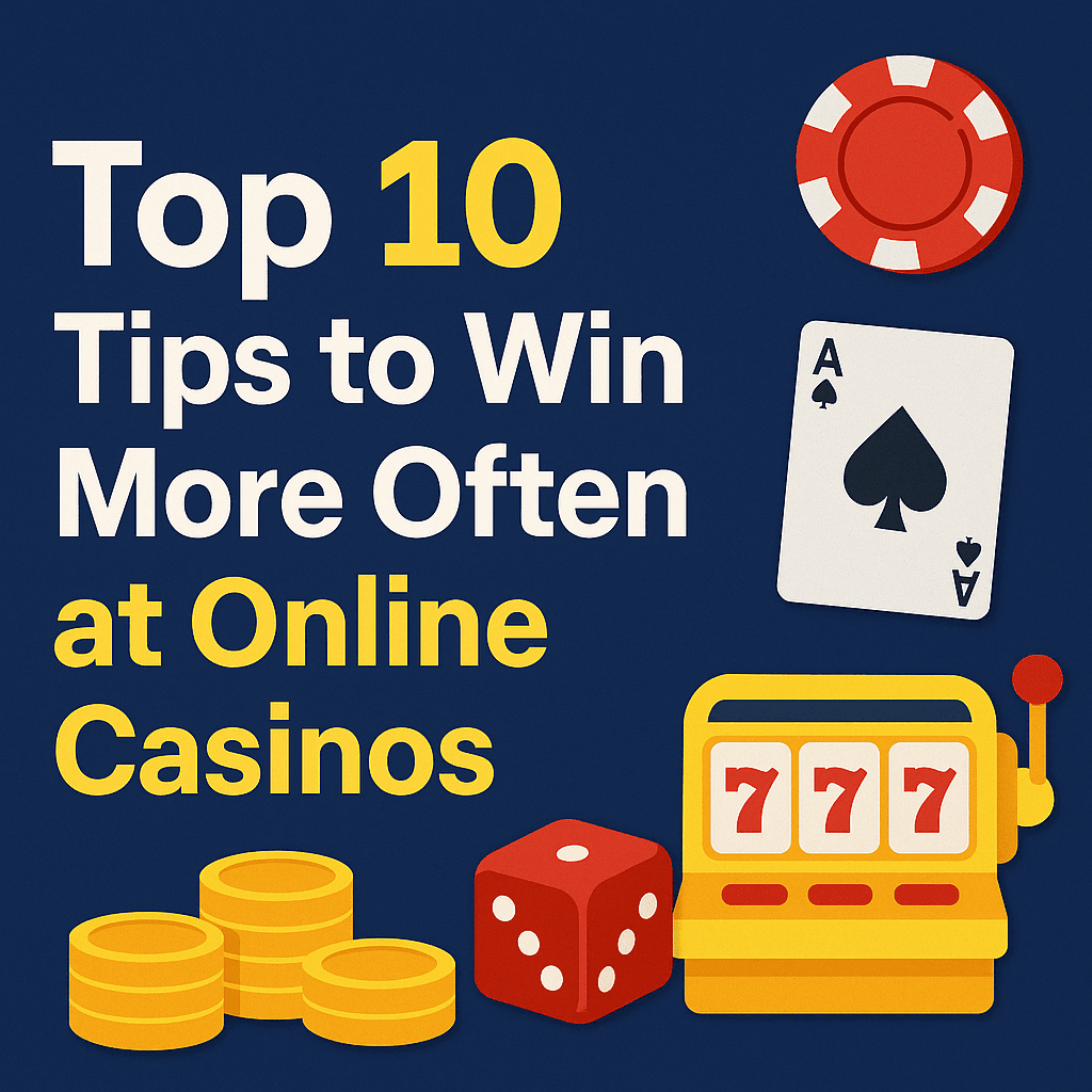 Top 10 Tips to Win More Often at Online Casinos